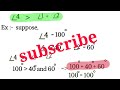 Exterior angle property  / lines and angles / #maths #youtube video viral exterior angle equal to