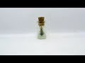 MAGICAL! Miniature Snow Globe Vial with CHRISTMAS TREE