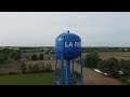 La Rue water tower looking east; 5/25/2022