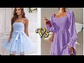 Blue VS Purple heels, Dresses, etc choose one subscribe if you like the video #viral
