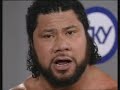 Haku speaks Tongan at UK Rampage '91