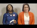 Simone Biles Gets Interviewed By Her Mom