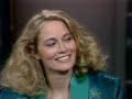 Cybill Shepherd Came Dressed In Only A Towel | Letterman