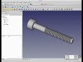 Freecad course - screw