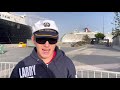 Larry life HistoBrick Queen Mary visits the real Queen Mary in Long Beach, California! 🚢 ⚓️