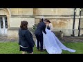 Wedding Dress Train Tutorial | DIY Detachable Train on My Wedding Dress
