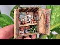 EASY miniature garden shed for Potted Plants or Dollhouse FROM SCRATCH