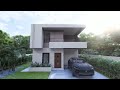 (7x10 Meters) Modern Small House Design | 4 Bedrooms Modern House Tour | 2 Story House