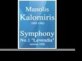 Manolis Kalomiris (1883-1962) : Symphony No.1 