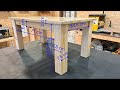 Pallet Wood Joinery Epoxy Diy Woodworking and Making a Beautiful Classic Coffee Table