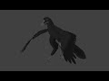 Micro Raptor Fly animation