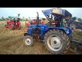#tractor :- Mahindra Tractor trolley stuck in Mud, Another Mahindra Tractor Tochan With them