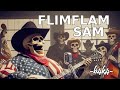 Flimflam Sam (made using suno.ai / lyrics by b4k4) | Images by BING Image Creator