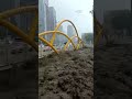 Cars carried away by Beijing flood