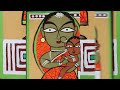 Santhal Mother & Child Art || Jamini Roy Painting ||