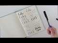 BULLET JOURNAL HANDWRITING | Quick & Easy