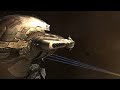 EVE Online: A medium size mining operation in null-sec.