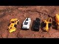 Membersikan Mainan Mobil Truk, Excavator, Loader, McQueen, Tayo dan Mobil Pemadm