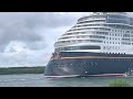 Disney Wish Cruise Ship Media Event First Voyage Take Off From Jetty Park June 29, 2022