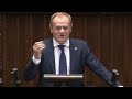 JAKUBIAK WYWOŁAŁ BURZĘ TUSK AŻ WYSZEDŁ NA MÓWNICĘ!