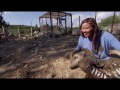 Reporter takes a muddy bath