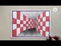 How to draw optical illusion Drawings #tunnel #3dopticalillusion #3ddrawing #trending