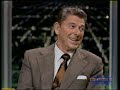 Ronald Reagan Sits Down with Johnny | Carson Tonight Show