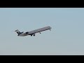 US Airways Express Bombardier CRJ-900 Takeoff at RDU