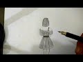Bts girl drawing | bts drawing | pencil sketching for beginners