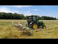 John Deere 6135M mit Kuhn-Mähwerk + 