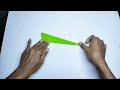 Como fazer um avião de papel fácil que voa mais de 200 pés!