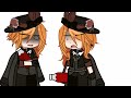 Soukoku meets their genderbends! / gacha club / short (like chuuya)