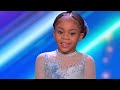 An IMMACULATE performance from 7-year-old Skylar Blu | Unforgettable Audition | Britain's Got Talent