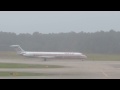 American Airlines MD-83 Takeoff at RDU