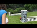 Little girl shows pony that shes in control