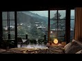 Cozy Window Rain & Thunder | Be Asleep in 3 min | Heavy Rain for Sleep, Study and Relaxation #15