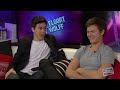 Ansel Elgort & Nat Wolff on THE FAULT IN OUR STARS