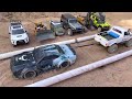 Big Toy’s Car War, Toyota land cruiser vs Dodge Challenger, Jeep vs Defender, Jimny vs Thar