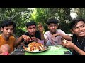 NIKMATNYA AYAM RICHEESE BAKAR TOBRUT 3 KG SAMBIL SERU SERUAN BARENG WARGA DI SUNGAI VIRAL😂