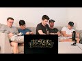 Arcane SUPERFANS React/Rank EVERY League of Legends Season Cinematic | REACTION