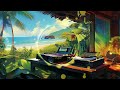 🌴🎸Reggae Tropical Turntables: Rastafarians & Classic Vinyl Records in a Stunning Setting