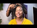 Vlog: getting my birthday quick weave part 1