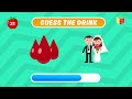 Guess The Drink By Emoji 🍺🥂 Daily Quiz Fix ( Hard Quiz )