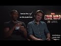 Sebastian Stan being ATTACKED by Anthony Mackie’s compliments for 3 minutes straight…