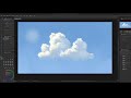 How to Paint Clouds – Digital Painting Tutorial in Clip Studio Paint