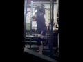 front squats paused