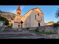 Makarska Croatia 4K Sunset Walking Tour 2024