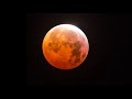 Super Blood Wolf Moon travel through stars.  60fps. Lunar Eclipse 2019 Timelapse (44 secs)