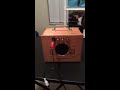 My first cigar box amp - Sorry I held the phone the wrong way.