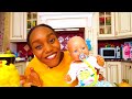 Pretend to Play Cooking Play-Doh Healthy Food for Baby Dolls | Learn Good Habits for Kids